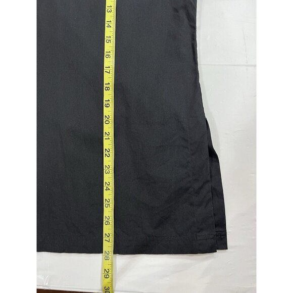 rafaella Top women Size 10 black cotton embroidered 3/4 Sleeves Medium - Picture 10 of 10